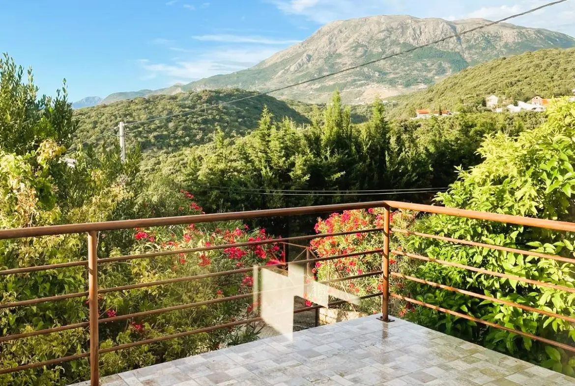Terrace with mountain view